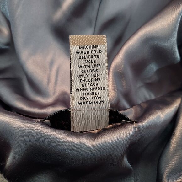 i.e. Relaxed Jacket Zip Up Womens Size PL Stretch Gray Ruched Long Sleeve Casual - Picture 8 of 12